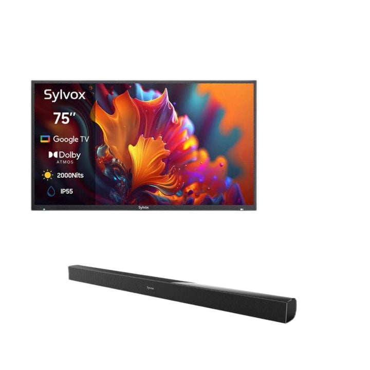 75" Advanced 2024 Pool Pro 2.0 QLED Google Outdoor TV (NEW)