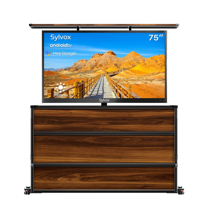 75” Weatherproof Outdoor TV Lift Cabinet
