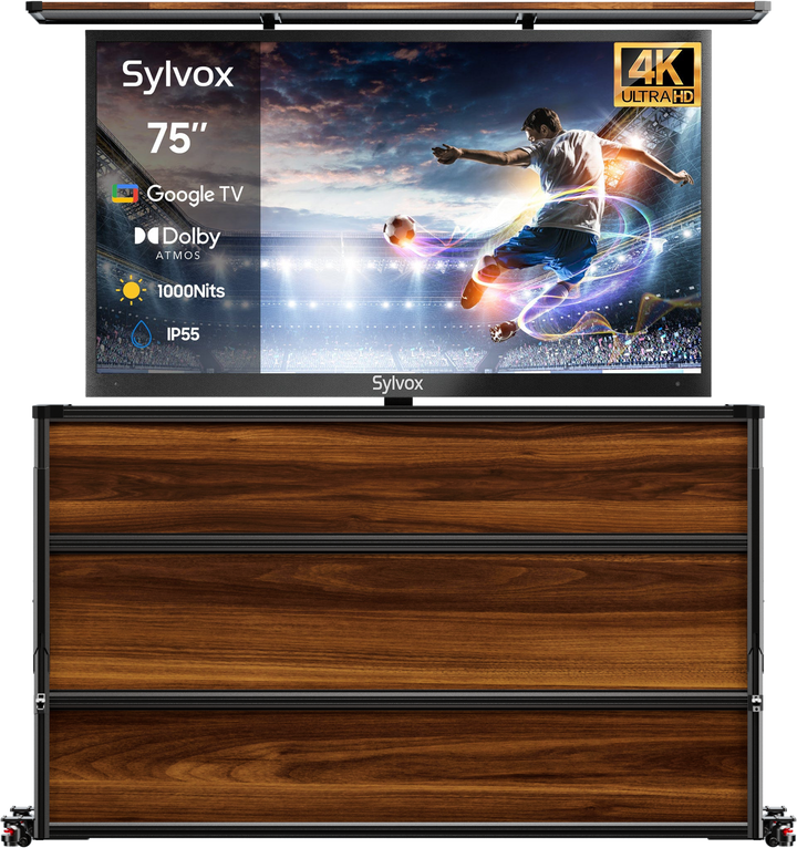 75” Weatherproof Outdoor TV Lift Cabinet